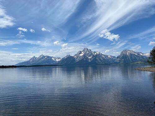 grand teton from colter bay